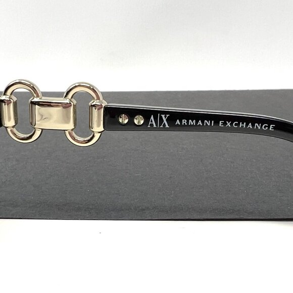 ARMANI EXCHANGE AX140/S D28 JJ 63-15-120 WOMENS SUNGLASSES BLACK OVERSIZED main image 9